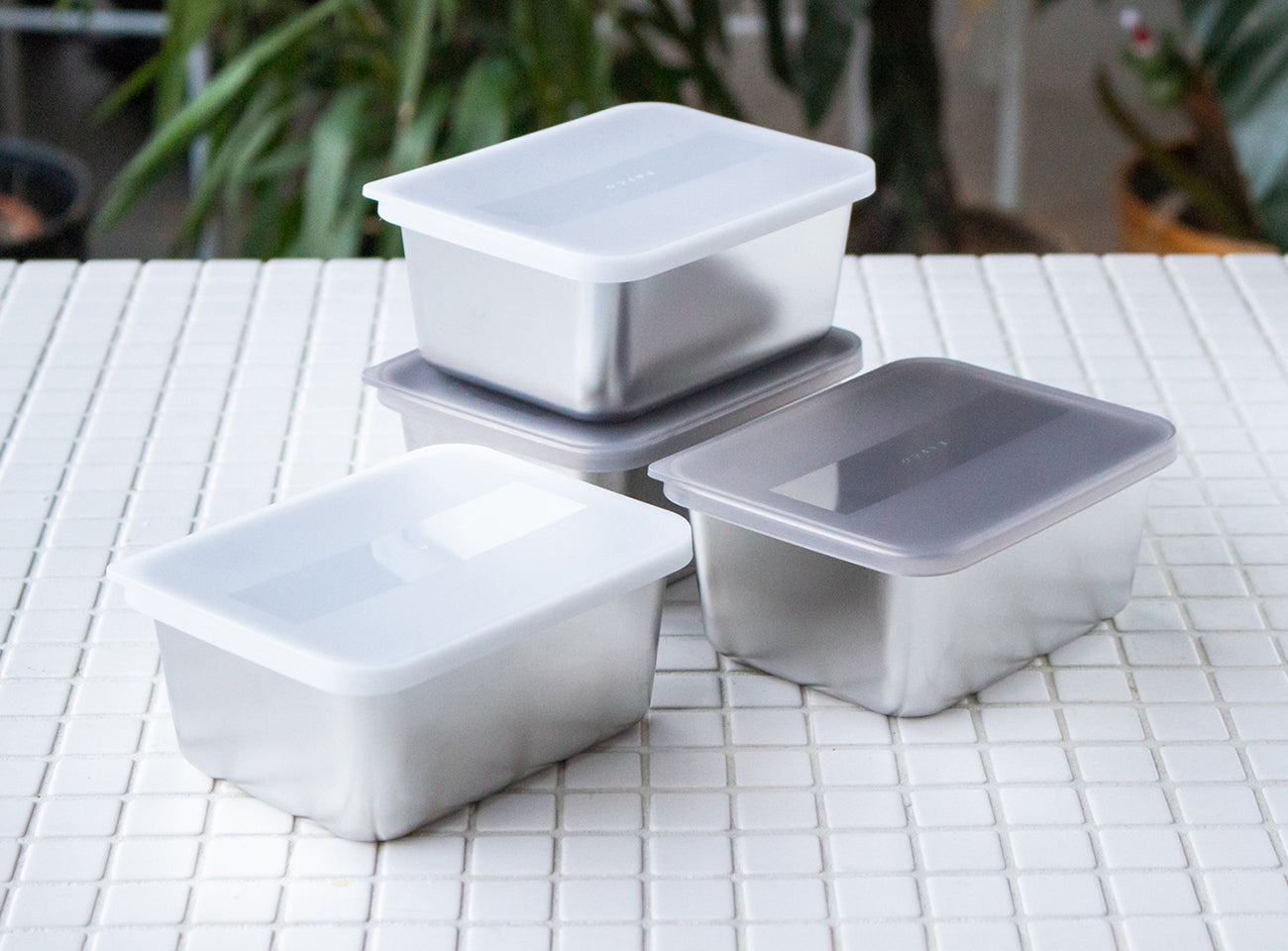 EAトCO Youki Food Container White Lid