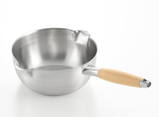 Aikata Double-mouthed Stainless Steel Yukihira Pot 20cm