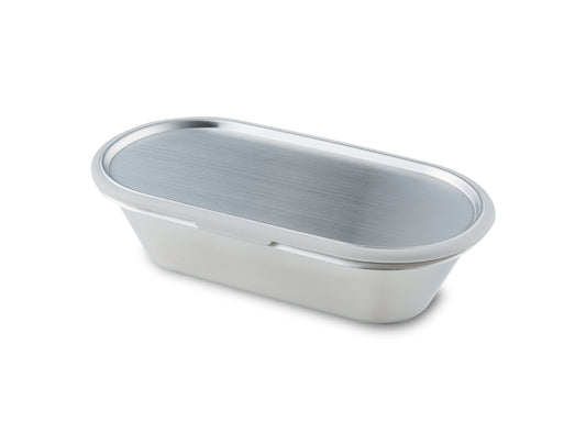 Aikata Stainless Steel Container with rubber band, grey