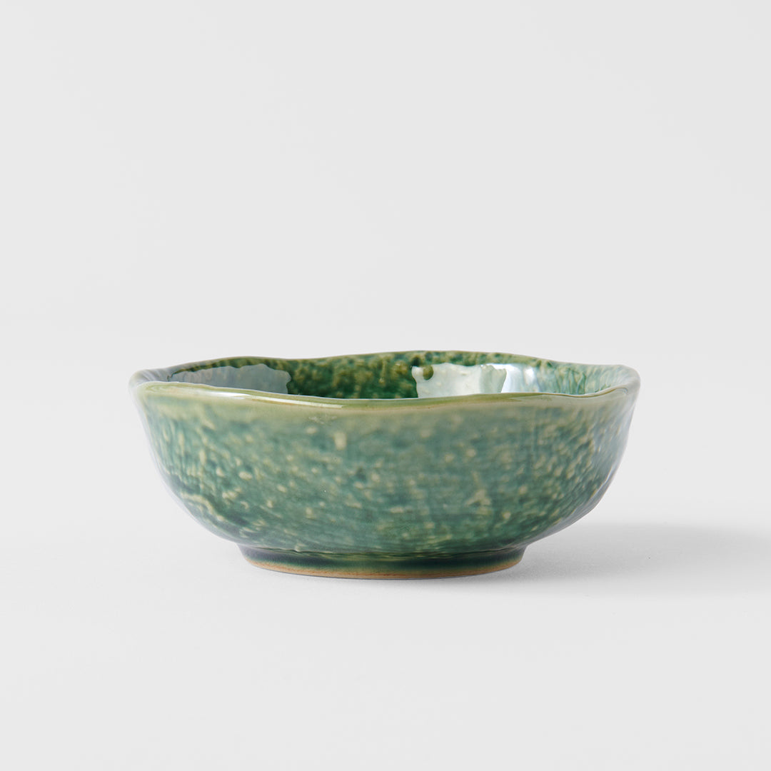 Oribe Green Round Sauce Dish 8cm