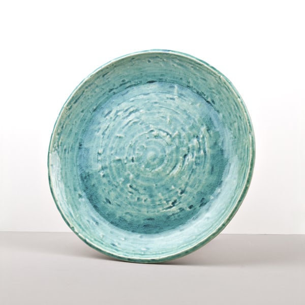 Turquoise plate 28cm