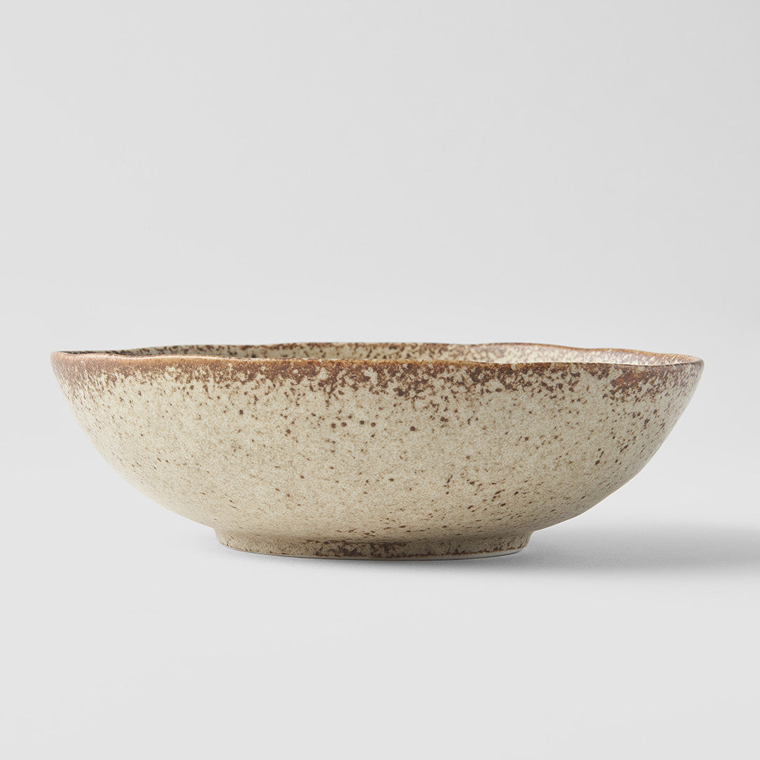 Sand Fade medium oval bowl 17cm