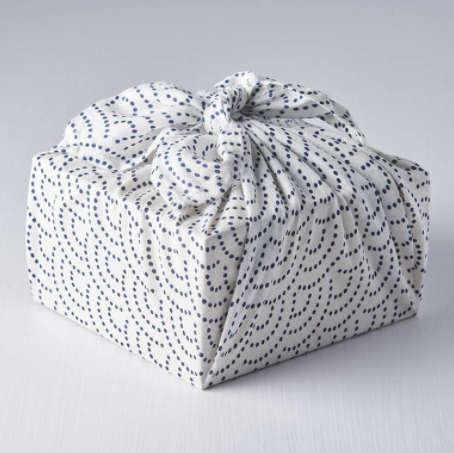 White large Furoshiki wrap white 75cm