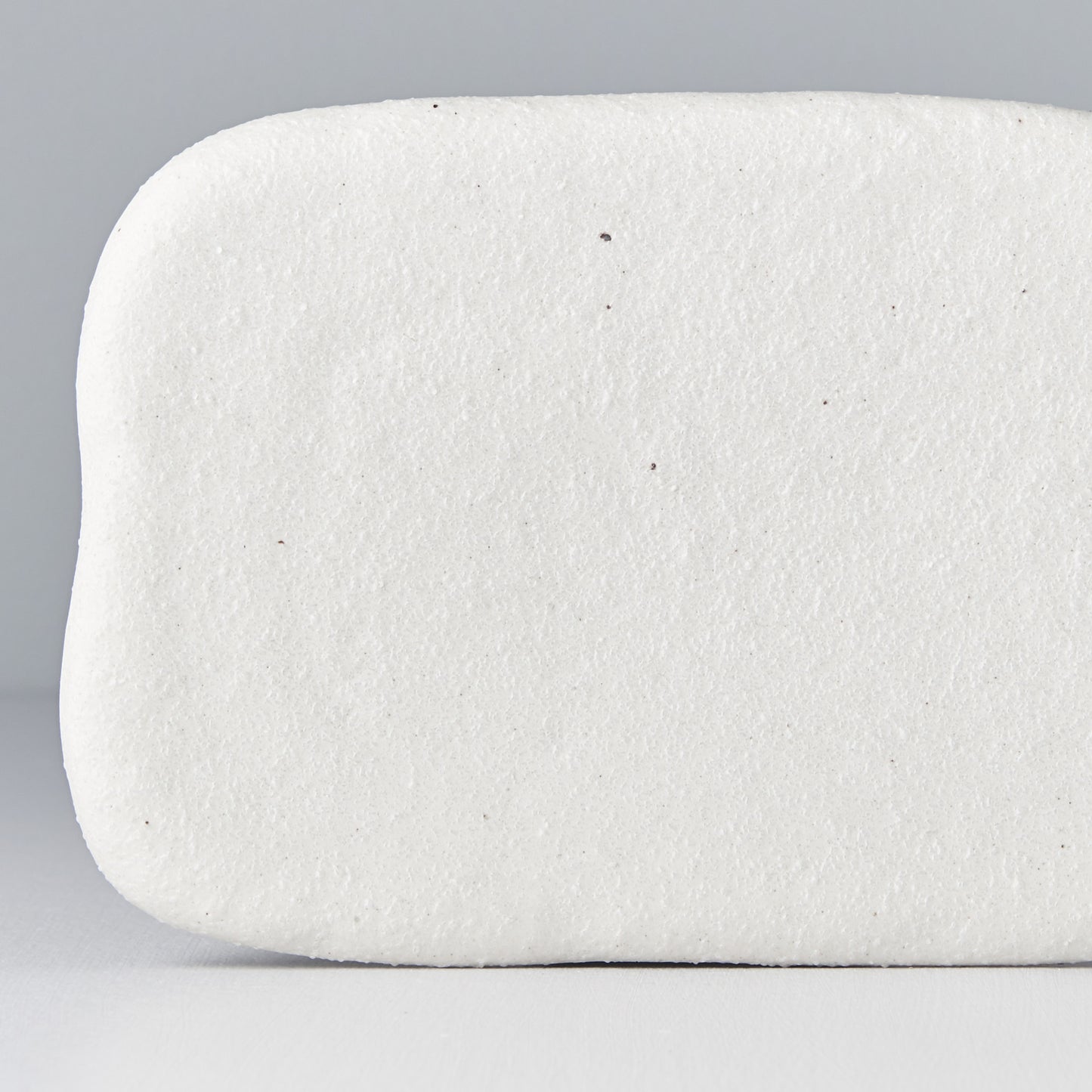 Shell White rectangular slab 16cm