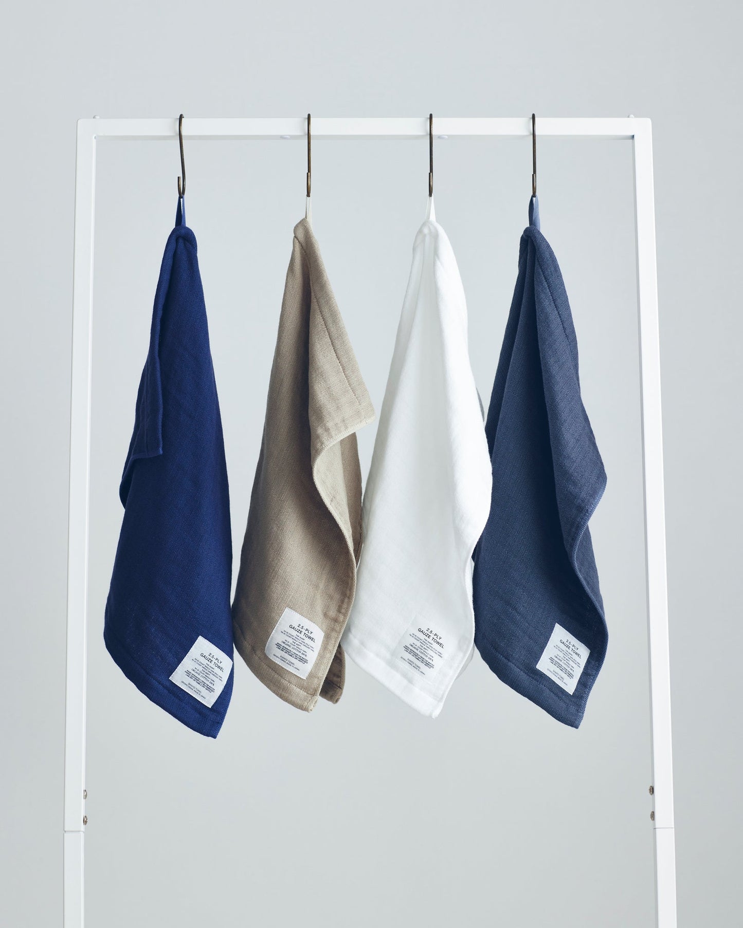 Shinto 2.5 Ply Gauze Tea Towel Charcoal - 58 x 47cm