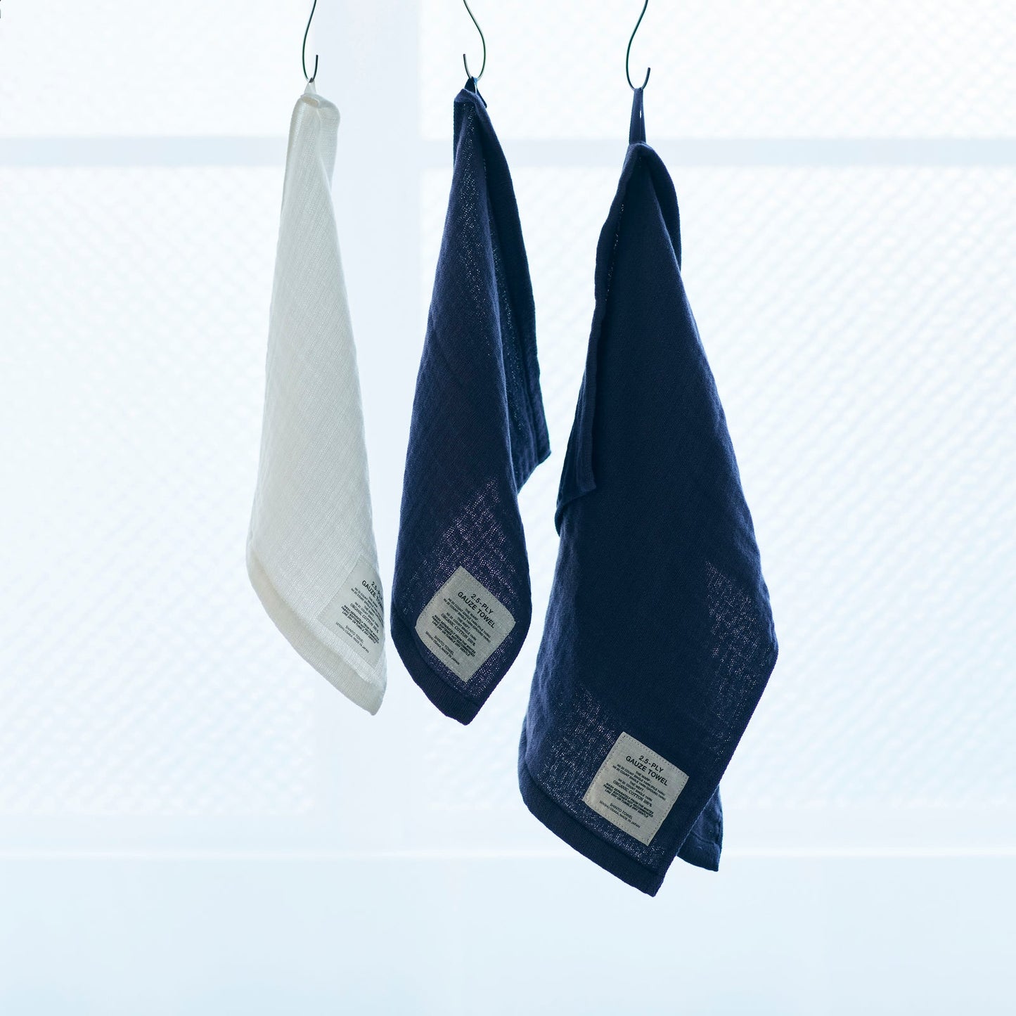 Shinto 2.5 Ply Gauze Tea Towel Charcoal - 58 x 47cm