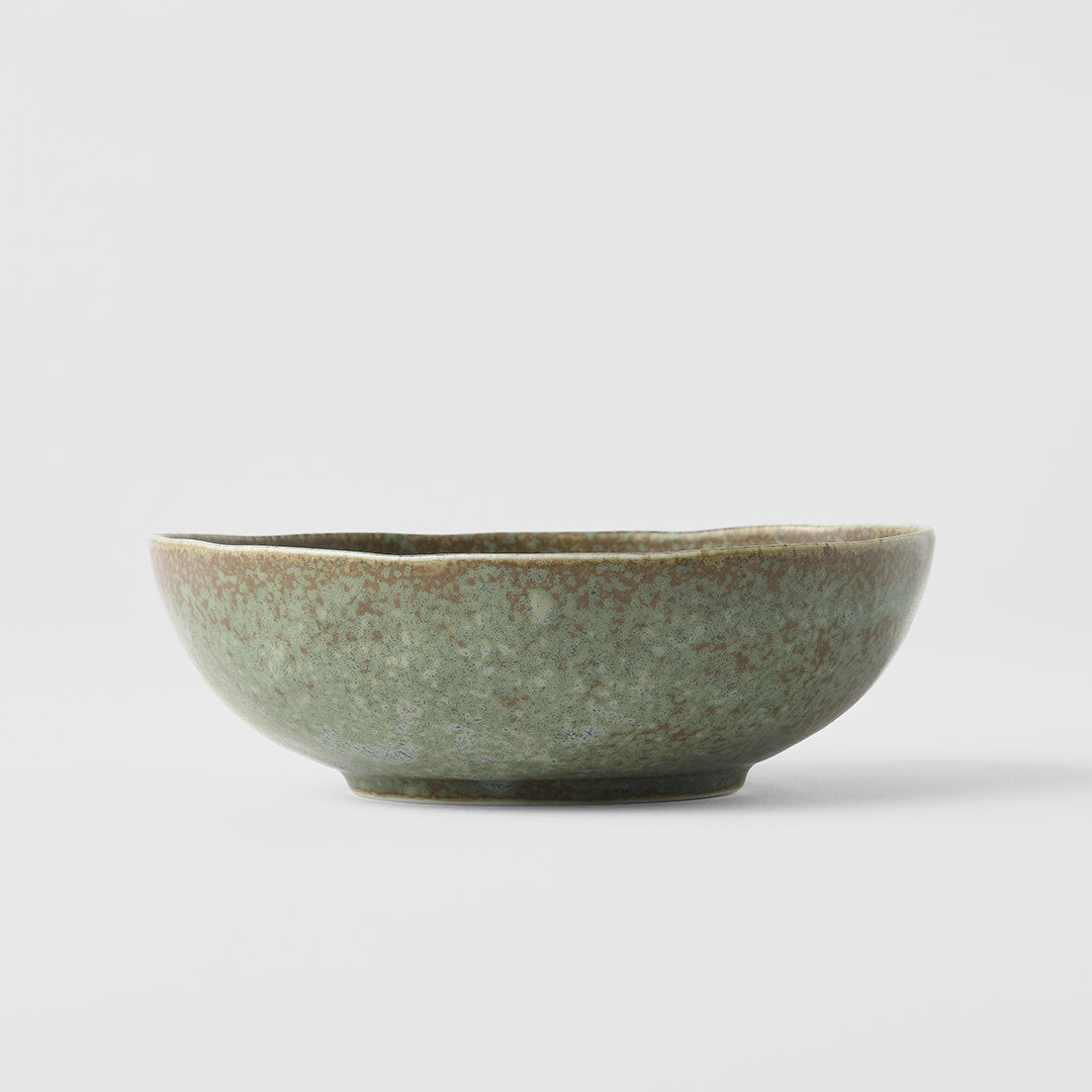 Green Fade small oval bowl 14cm