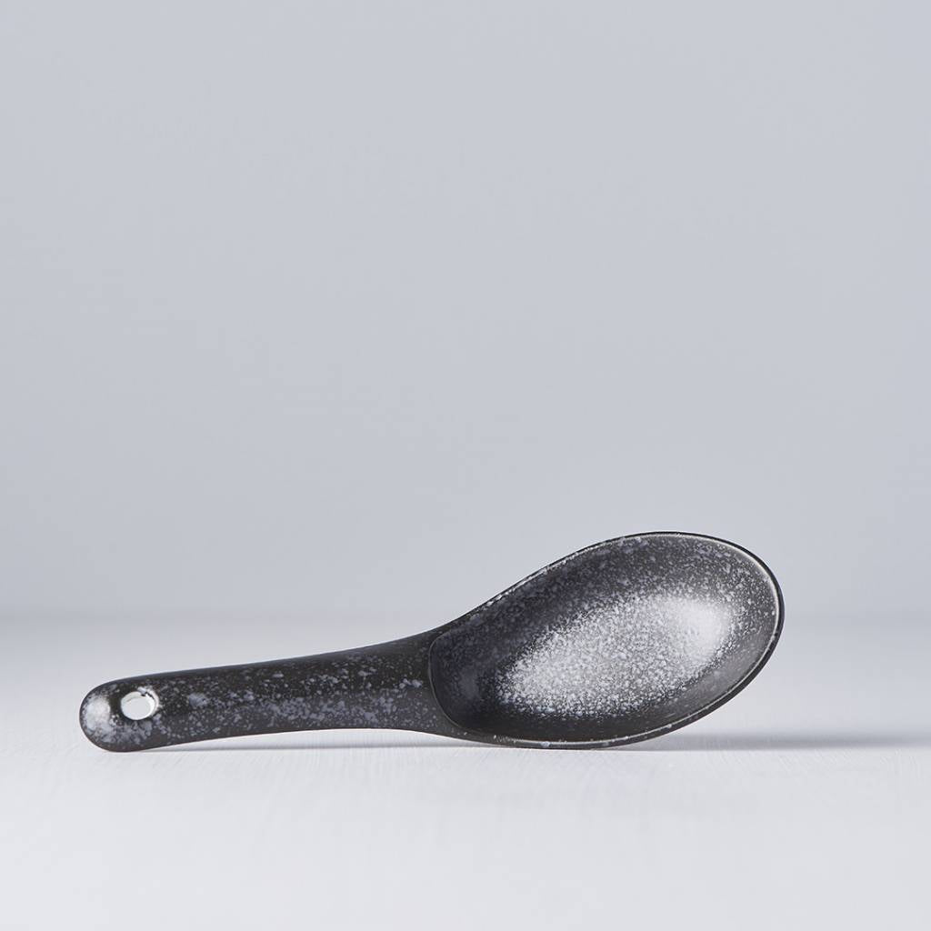 Matt Black small spoon 15cm