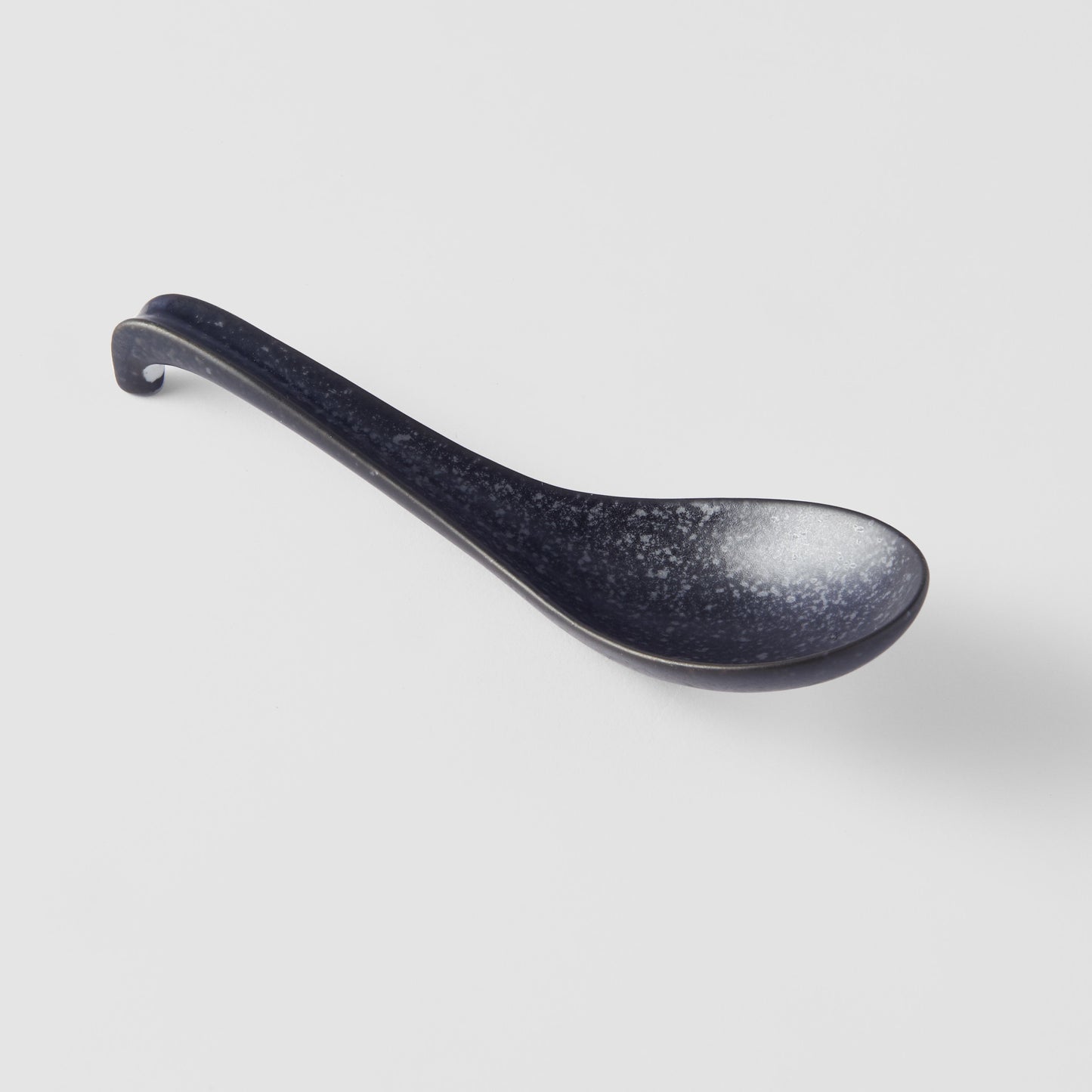 Matt Black large spoon 17.5cm
