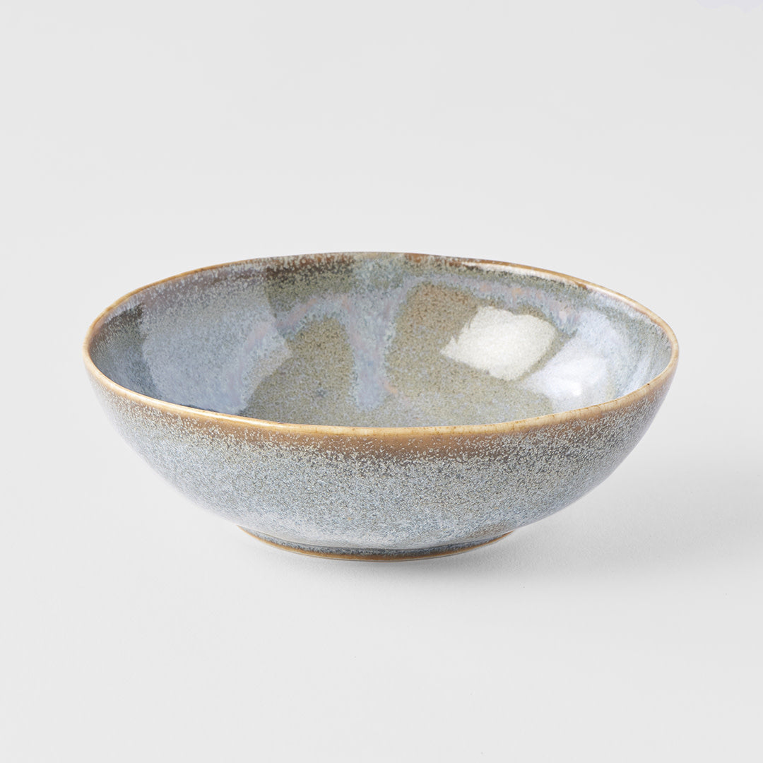 Steel Grey small oval bowl 14cm