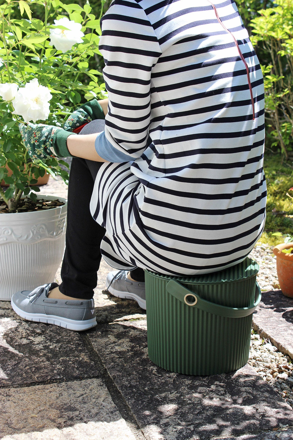 Garden Tool Bucket 20L Dark Green