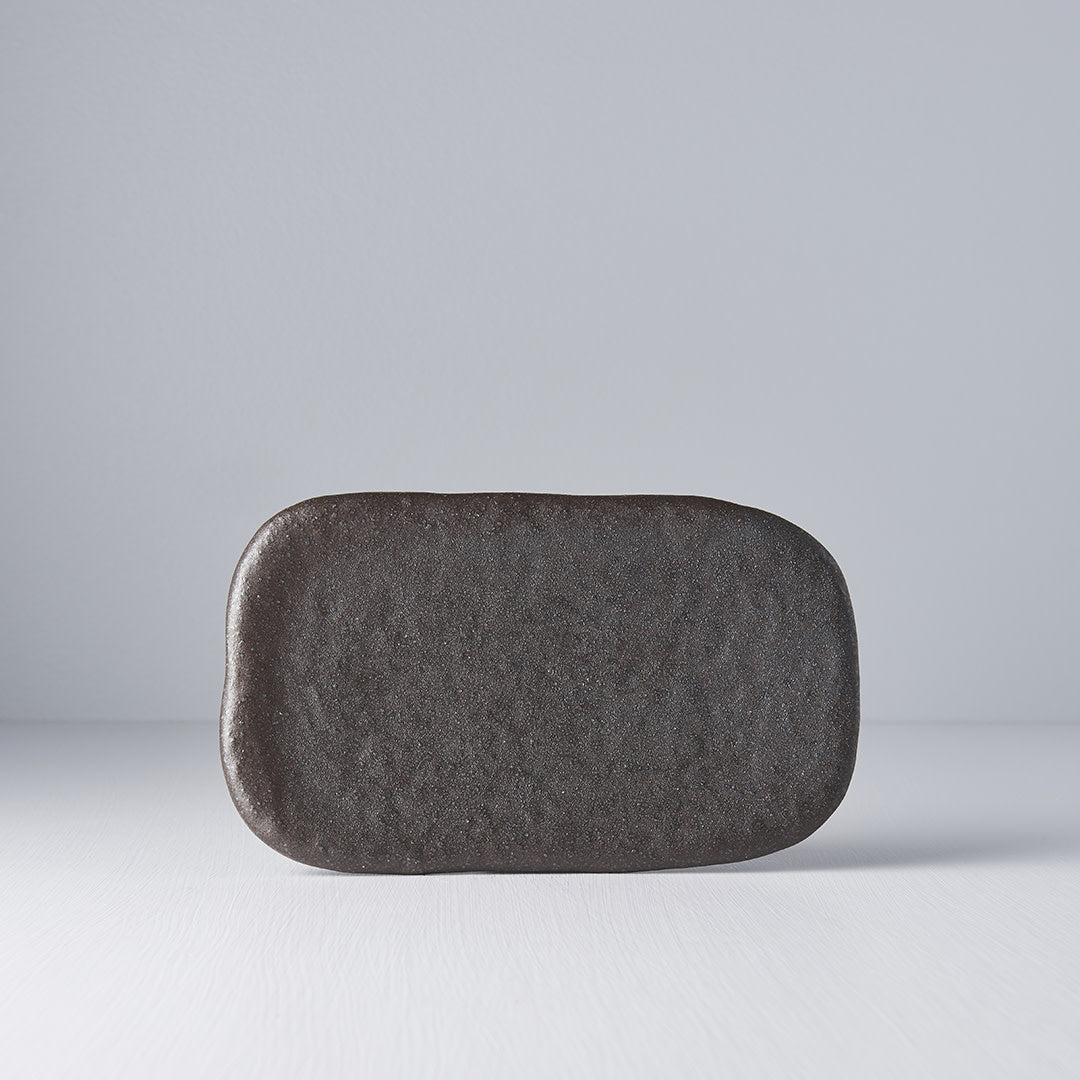 Stone Black rectangular slab 22cm