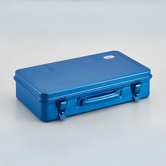 Toyo Steel Trunk Shape Toolbox T-360 Blue – Made In Japan UK