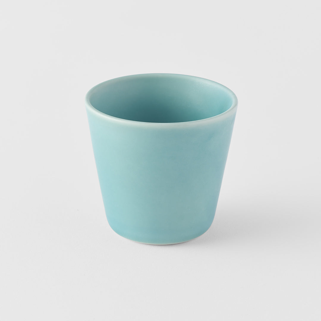 Aqua V-shape teacup 7.5cm