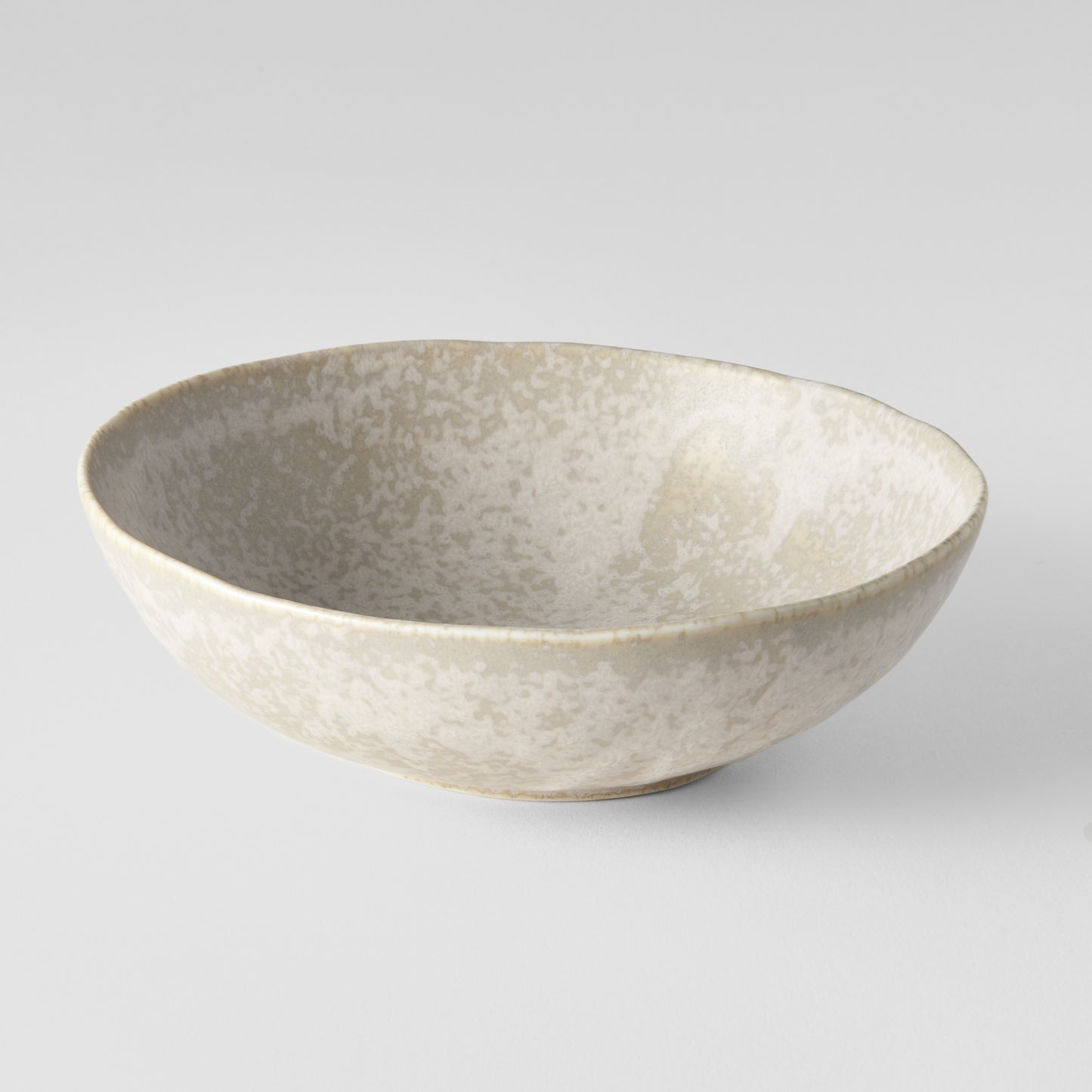 White Fade open oval bowl 16cm