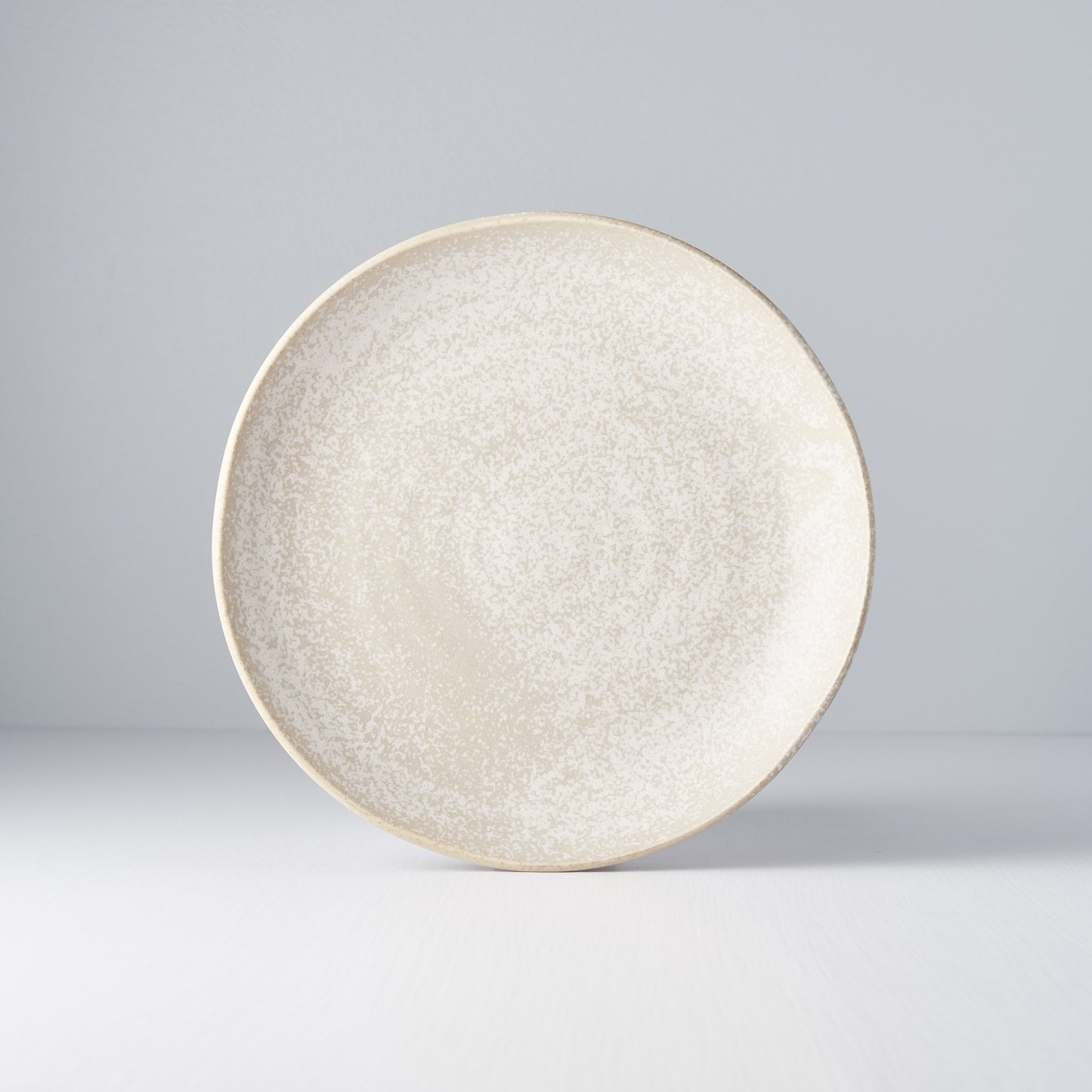 White Fade uneven plate 24cm