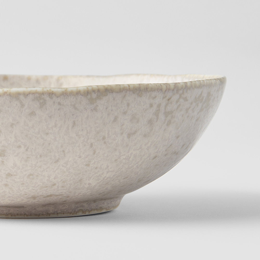 White Fade open oval bowl 16cm