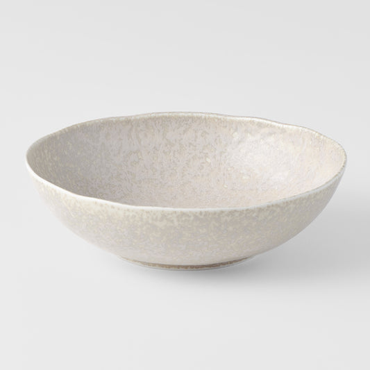 White Fade oval bowl 20cm