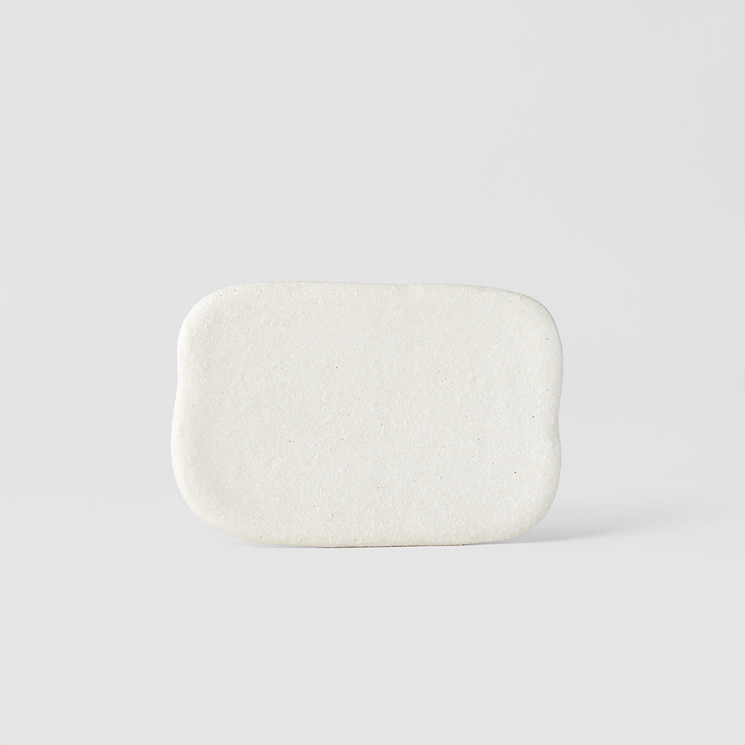 Shell White rectangular slab 16cm
