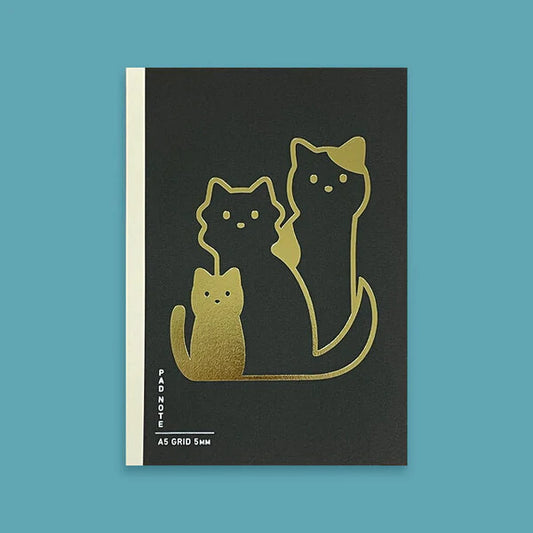 Sikigu A5 Pad Note 'Family edition' (Grid/Black)